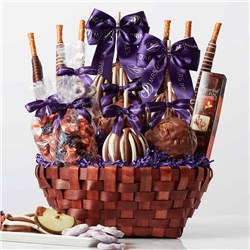 Premium Caramel Apple Gift Basket