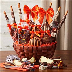Premium Fall Caramel Apple Gift Basket