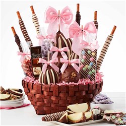 Premium Spring Caramel Apple Gift Basket