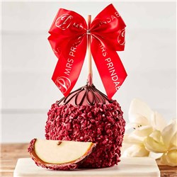 Ruby Chocolate Raspberry Pomegranate Valentine Jumbo Caramel Apple