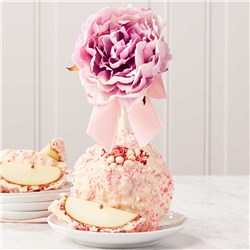 Purple Peony Jumbo Caramel Apple