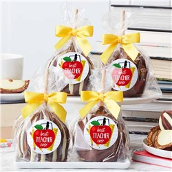 Teacher Appreciation Caramel Apple 4-Pack