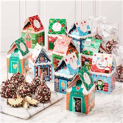 Christmas Village Caramel Apple Gift Set