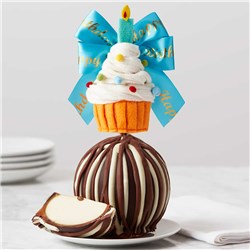 Happy Birthday Cupcake Jumbo Caramel Apple