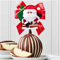 Jolly Old Saint Nick Jumbo Caramel Apple