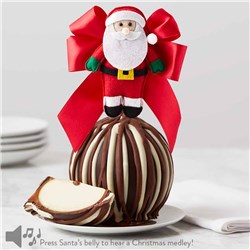 Musical Santa Jumbo Caramel Apple