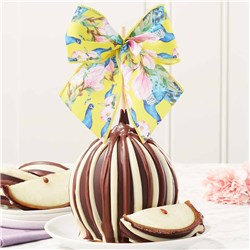 Peacock Jumbo Caramel Apple