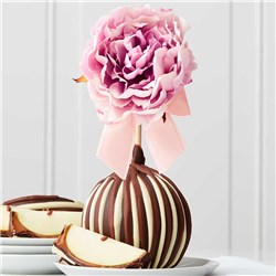 Purple Peony Jumbo Caramel Apple