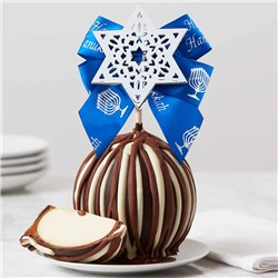 Triple Chocolate Silver Star Jumbo Caramel Apple