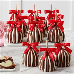 Valentine Triple Chocolate Caramel Apple 12-Pack
