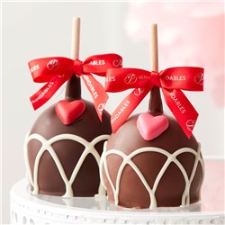 Valentine’s Hearts Caramel Apple 2-Pack
