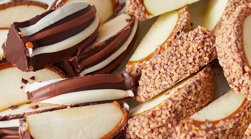 Gourmet Caramel Apple Slices