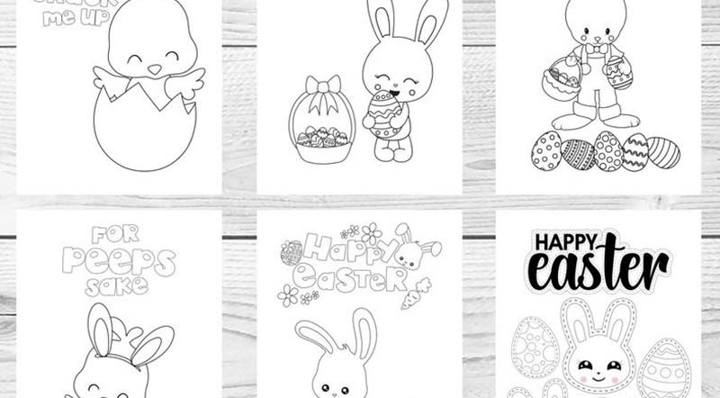 Etsy Easter Coloring Pages