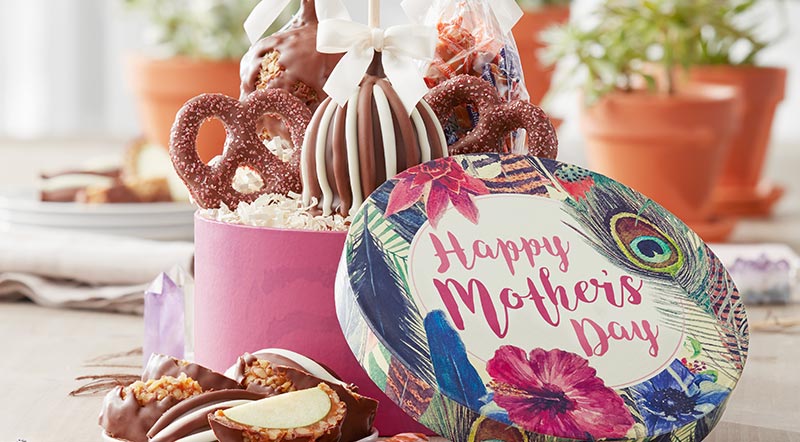 Mrs Prindables Happy Mother's Day Caramel Apple Gift Set