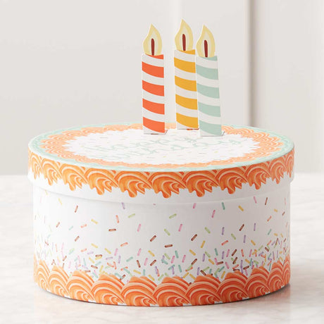 Birthday Cake Caramel Apple Gift Set