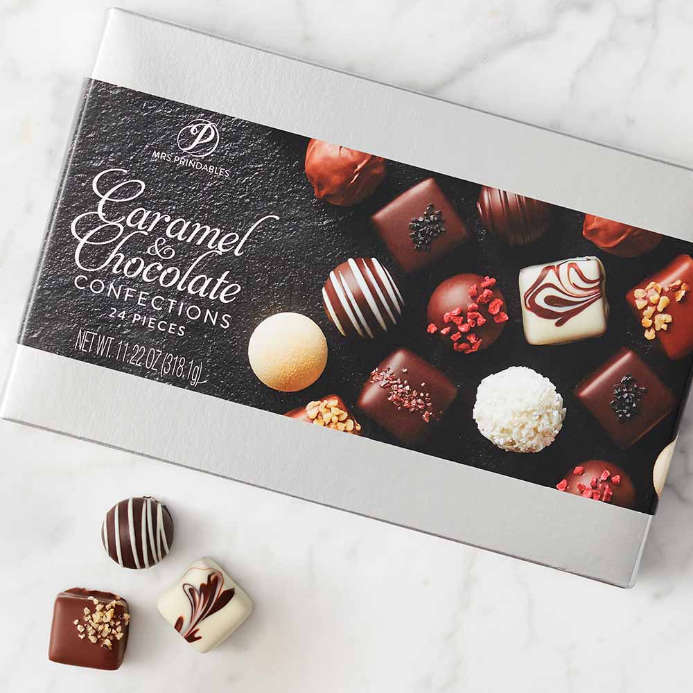 Assorted Caramel & Chocolate Confections Gift Set, 24-Piece