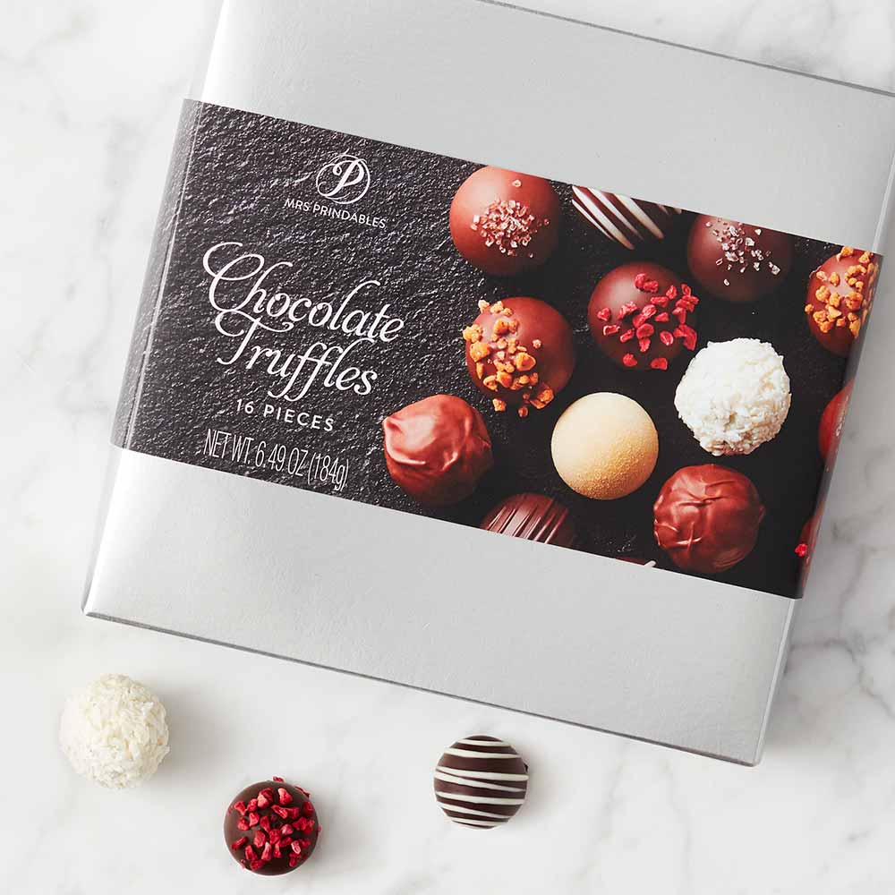 Assorted Chocolate Truffles Gift Set, 16-Piece