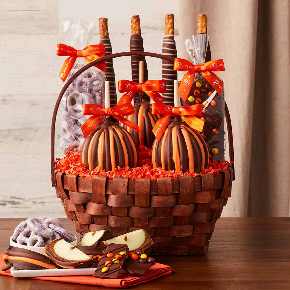 Classic Fall Caramel Apple Gift Basket