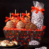 Day of the Dead Caramel Apple & Confection Gift Tray