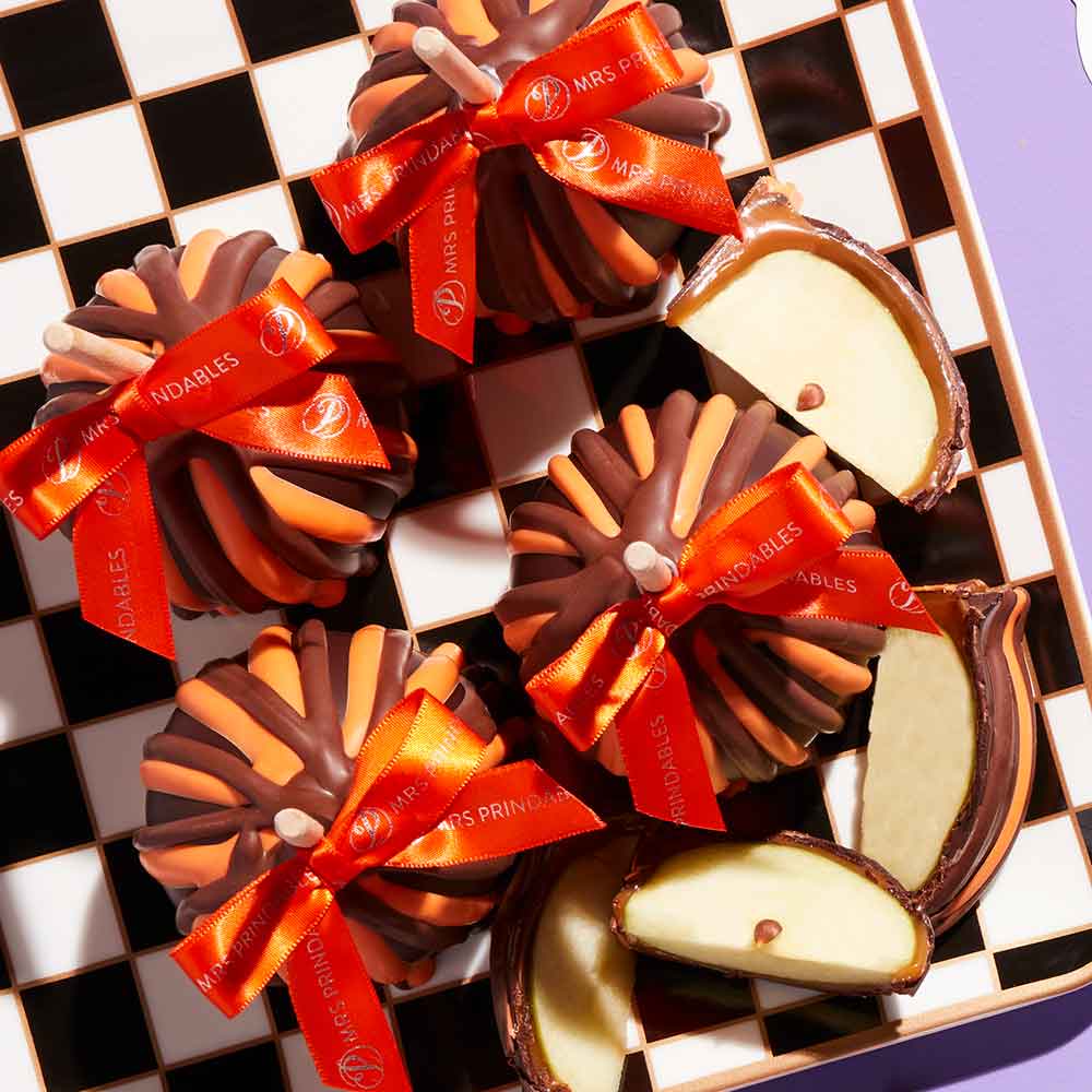 Fall Triple Chocolate Caramel Apple Gift Set