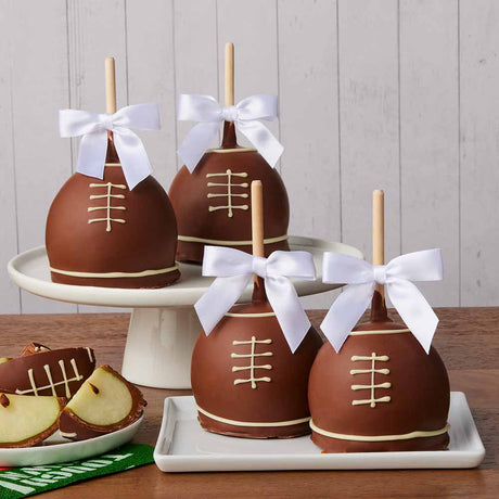 Football Gameday Caramel Apple Gift Set