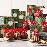 Golden Holly Caramel Apple Gift Set