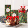 Golden Holly Caramel Apple Gift Set