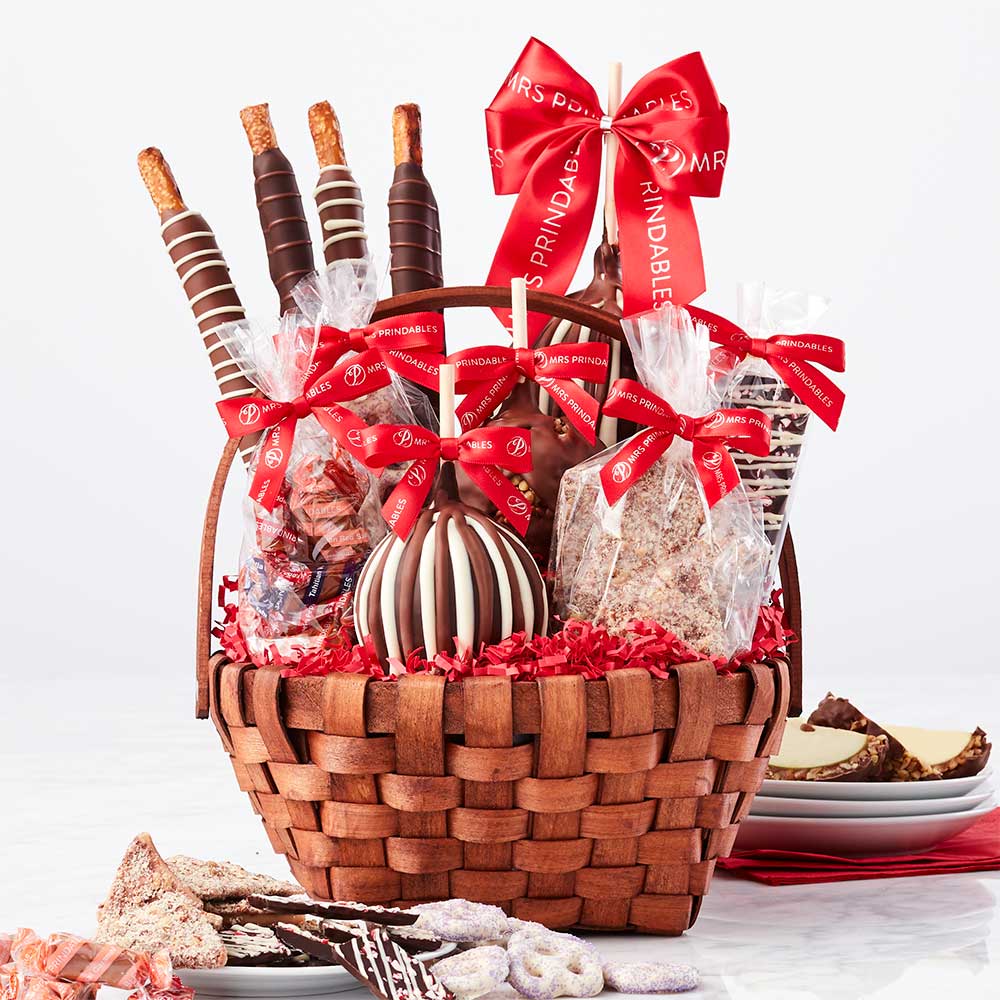 Grand Holiday Caramel Apple Gift Basket