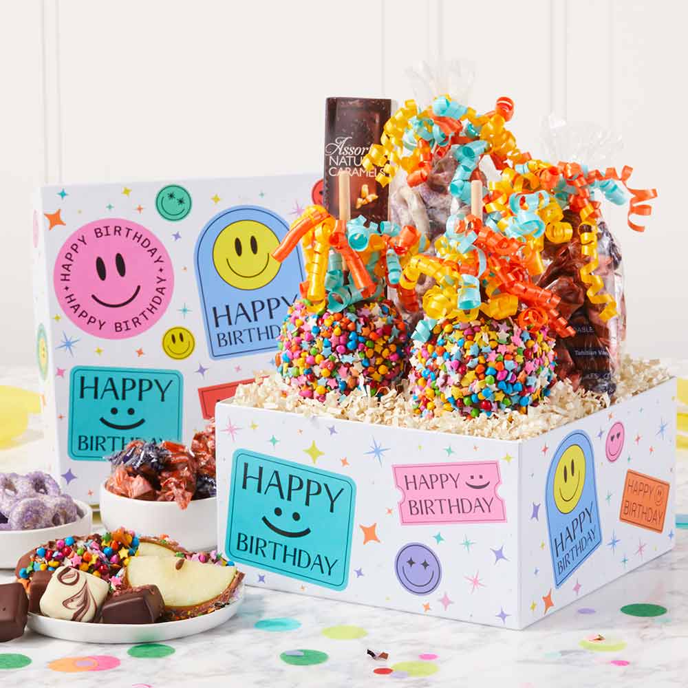 アルバムクラフト☆happy birthday SET Happy Birthday Box Caramel Apple Gift Set – mrsprindables
