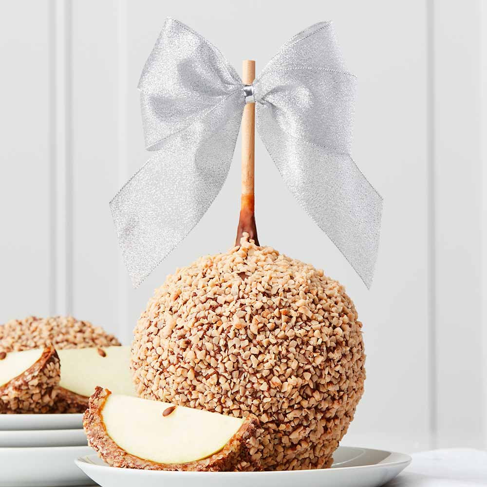 Silver Bow Jumbo Caramel Apple