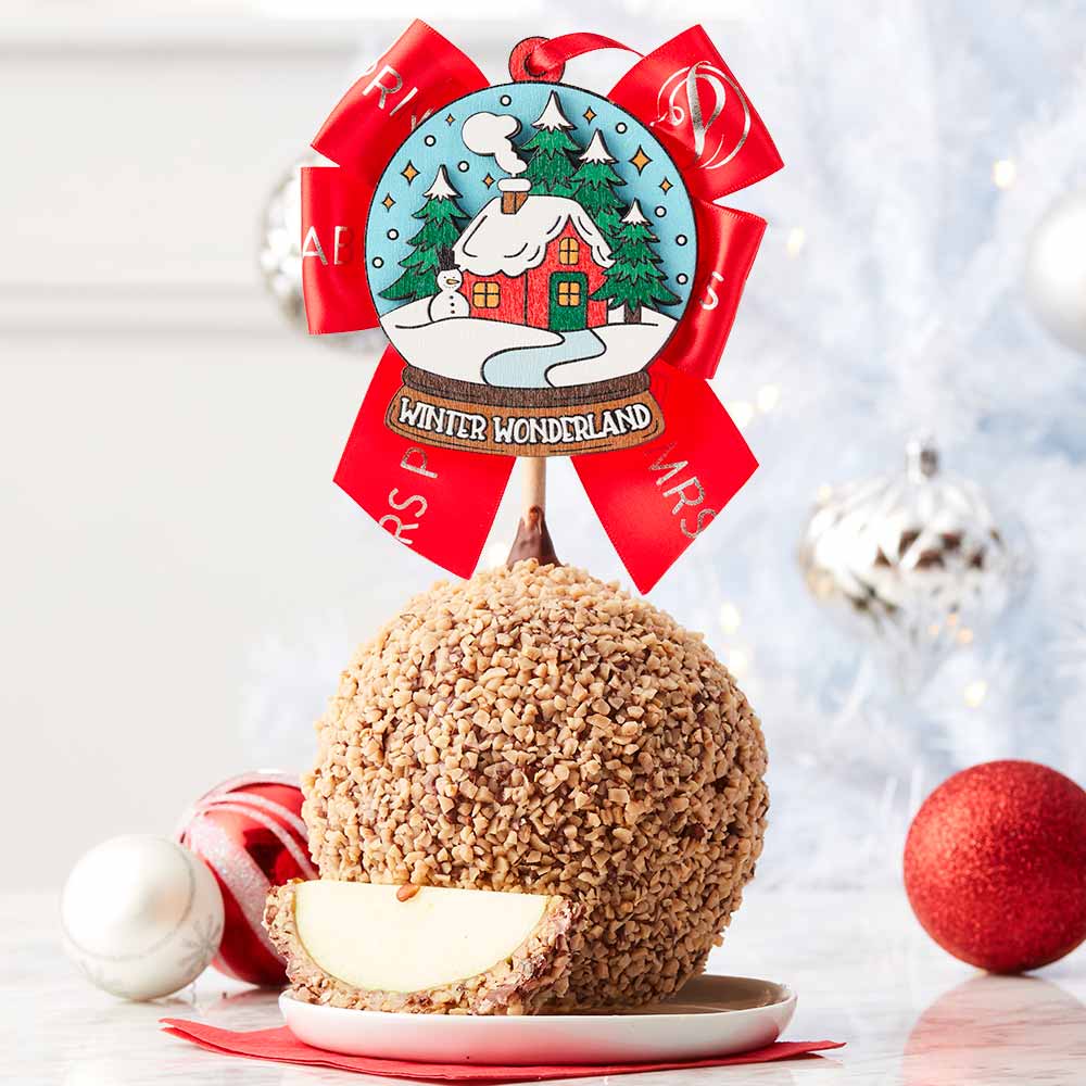 Winter Wonderland Jumbo Caramel Apple