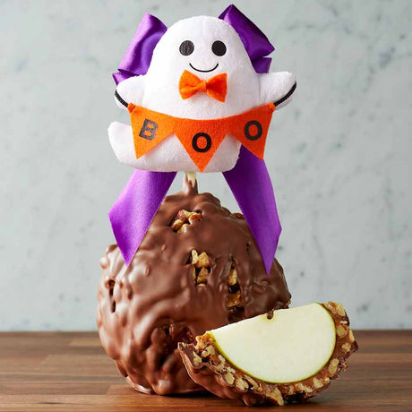 Glowy Ghost Jumbo Caramel Apple