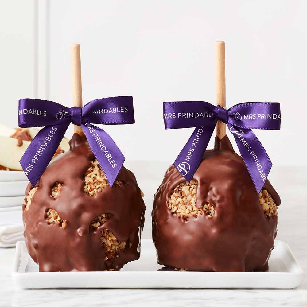Milk Chocolate Walnut Caramel Apple Gift Set