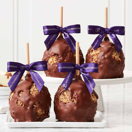Milk Chocolate Walnut Caramel Apple Gift Set