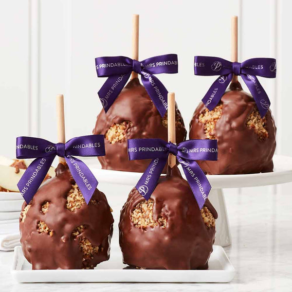 Milk Chocolate Walnut Caramel Apple Gift Set | Mrs Prindables