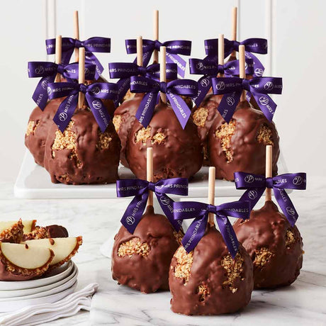 Milk Chocolate Walnut Caramel Apple Gift Set