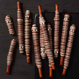 Mummy Chocolate & Caramel Dipped Pretzels