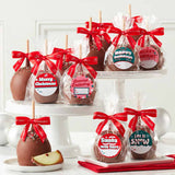 Season's Greetings Caramel Apple Gift Set