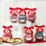 Season's Greetings Caramel Apple Gift Set