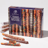 Signature Chocolate & Caramel Dipped Pretzel Gift Set, 24-Piece