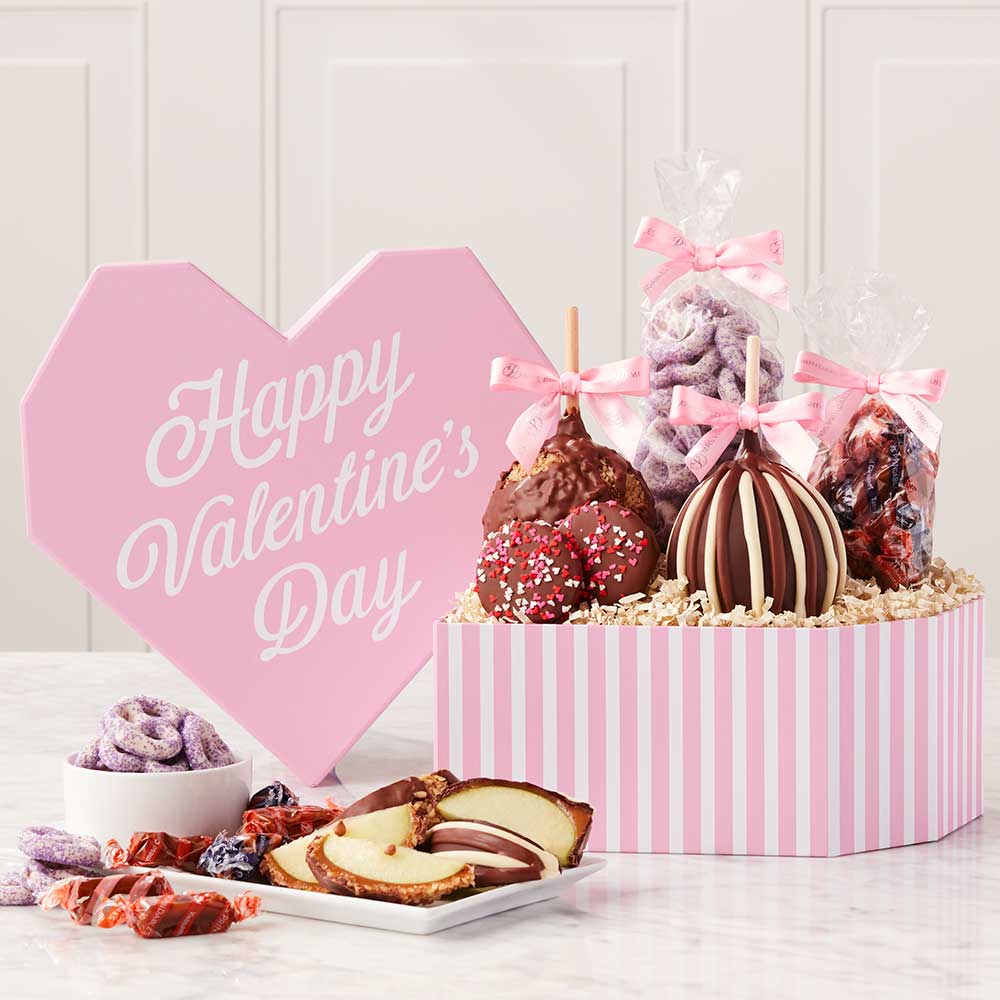 Sweetheart Caramel Apple Gift Set