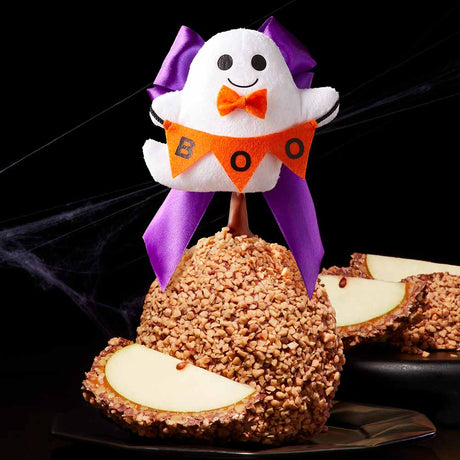 Glowy Ghost Jumbo Caramel Apple