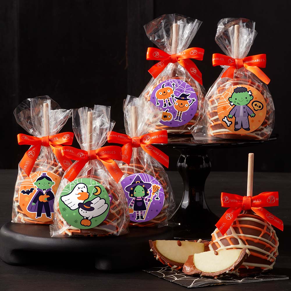 Trick or Treat Caramel Apple Gift Set