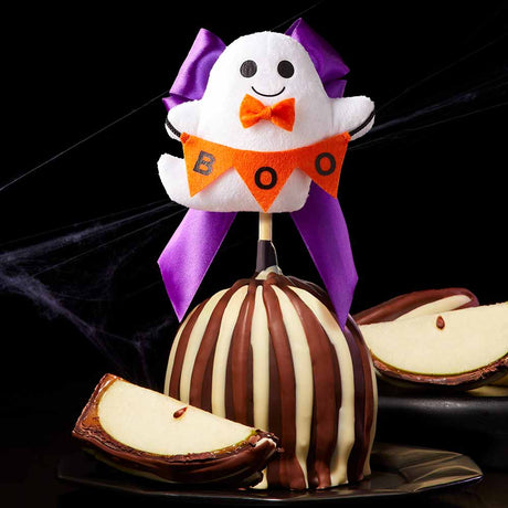 Glowy Ghost Jumbo Caramel Apple