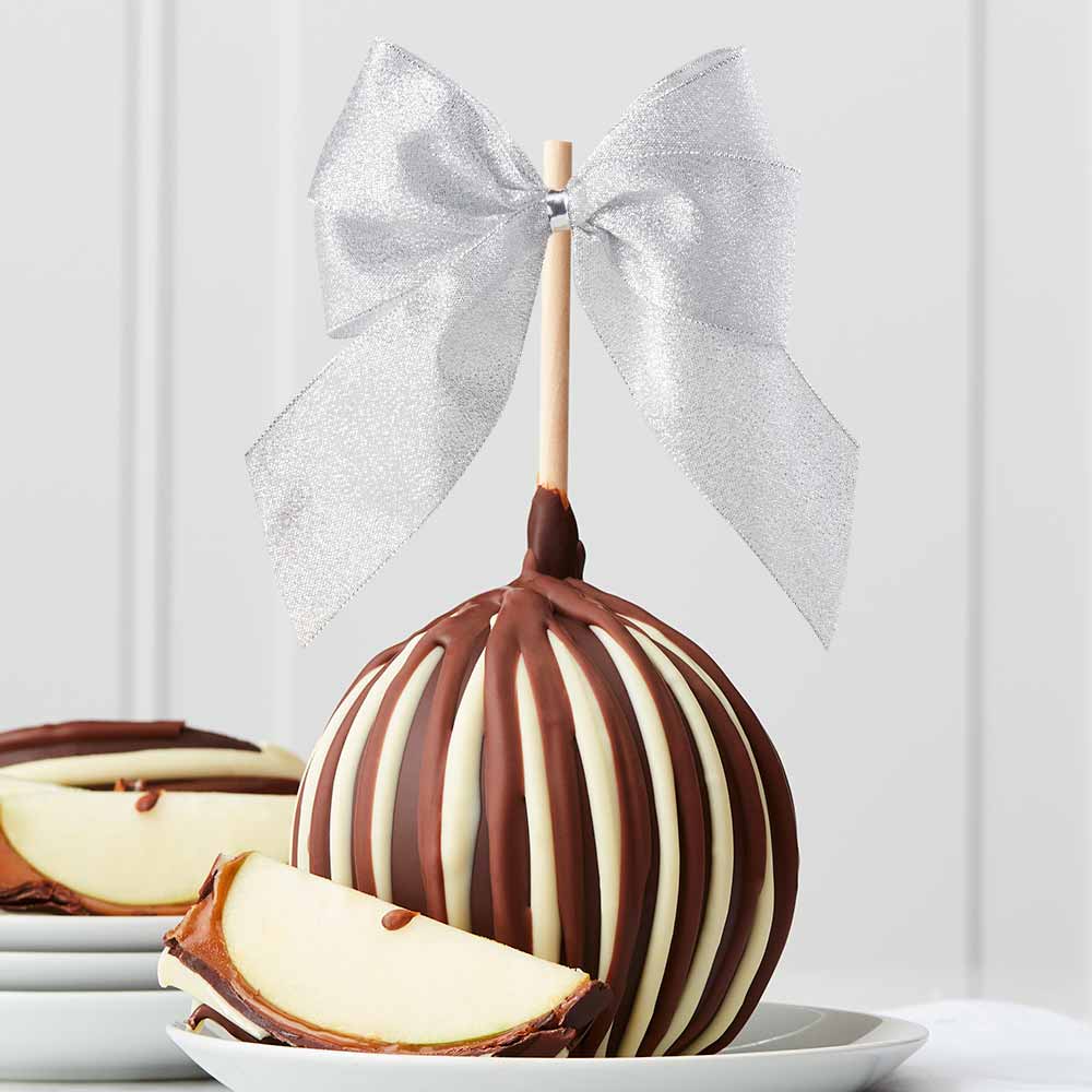 Silver Bow Jumbo Caramel Apple